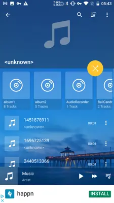 Music Player android App screenshot 1