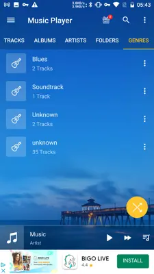 Music Player android App screenshot 2